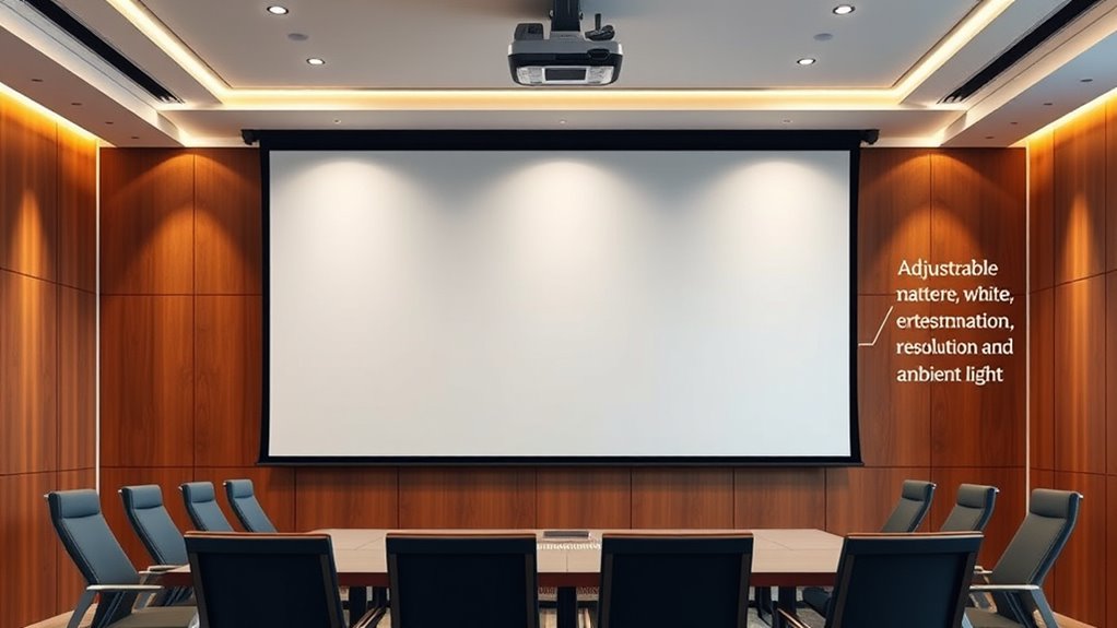 conference room projection considerations