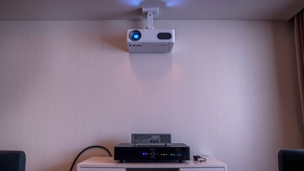 connecting projectors to cable