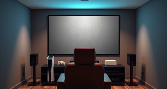 console projector gaming setup