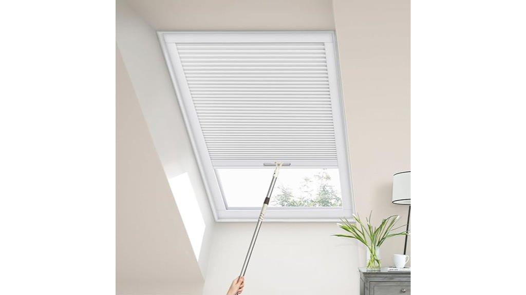 cordless blackout skylight blinds