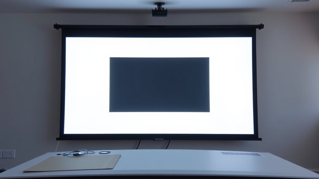 corrects distorted projected images