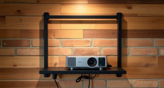 create a custom projector shelf