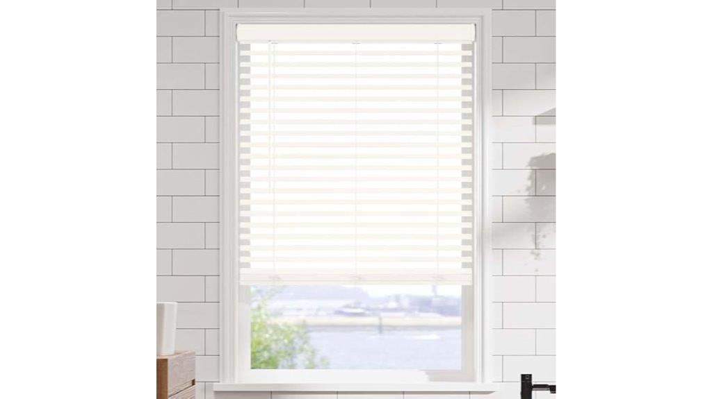 custom faux wood blinds