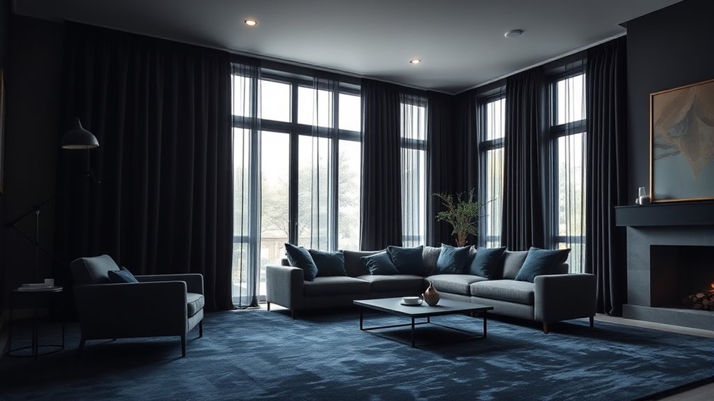 dark moody sophisticated ambiance