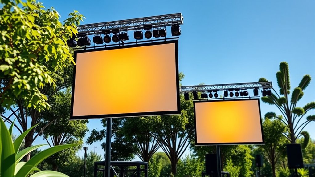 daylight projector screen considerations