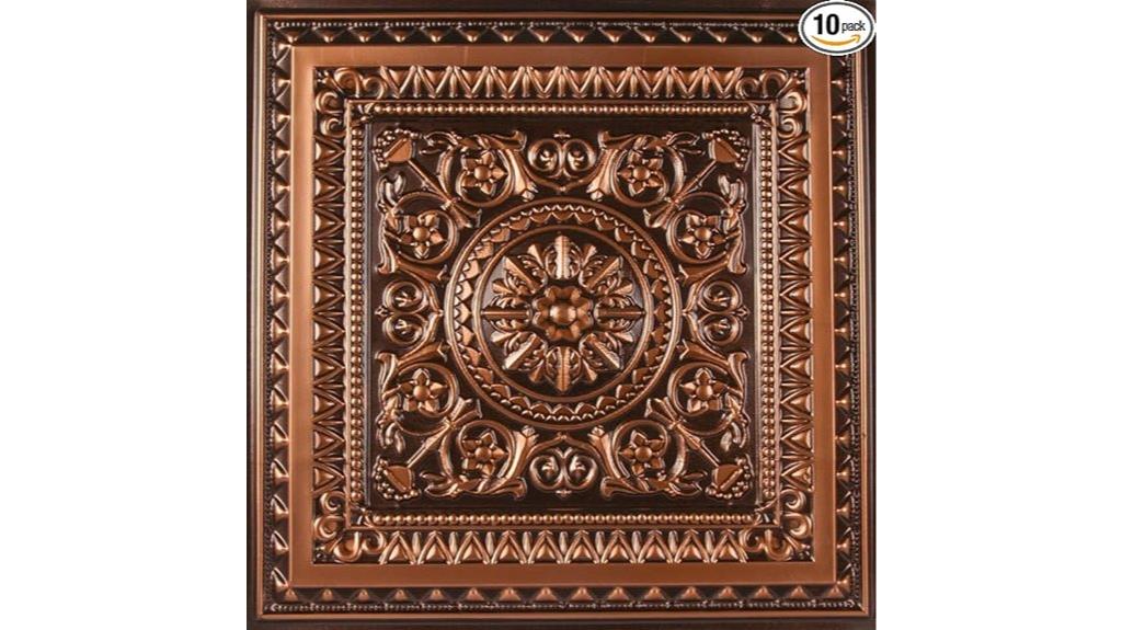 decorative copper ceiling tiles