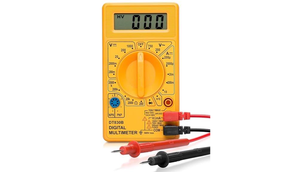 digital multimeter with tester