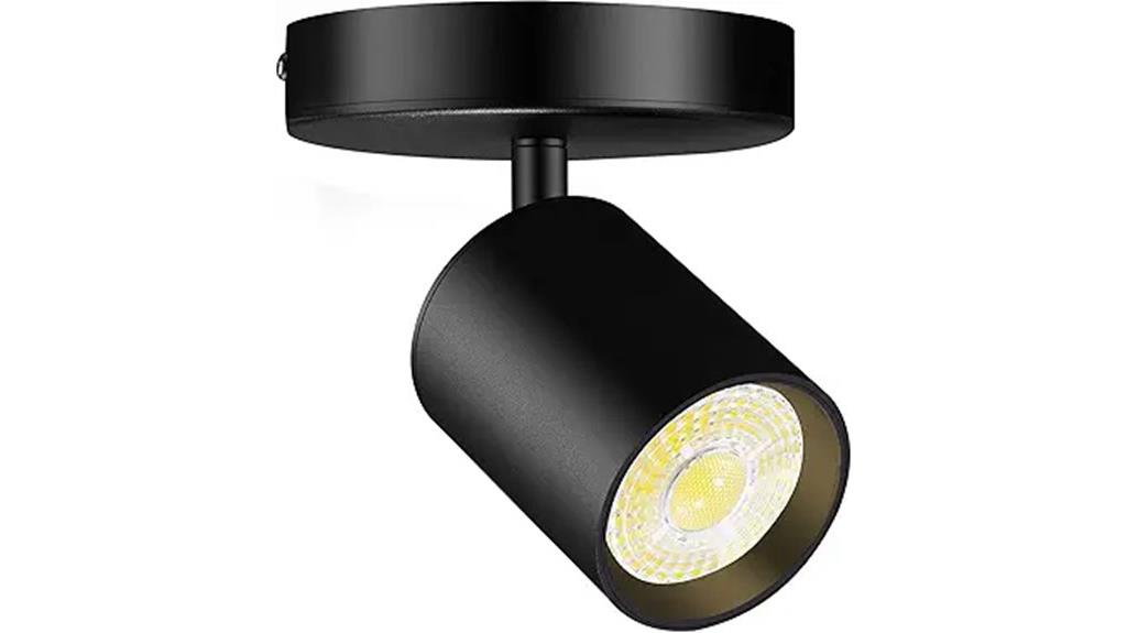 dimmable adjustable ceiling spotlight