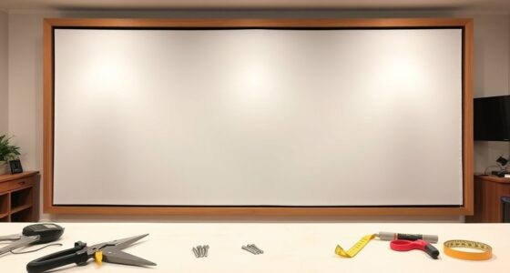 diy projector screen wall