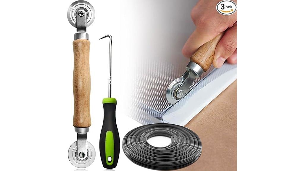 door window mesh repair