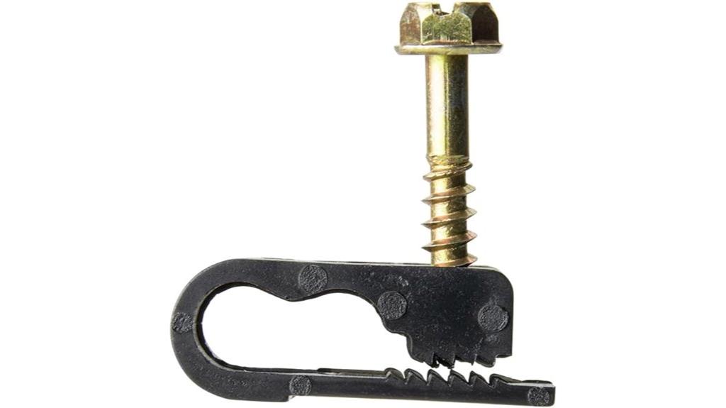 dual cable screw clips