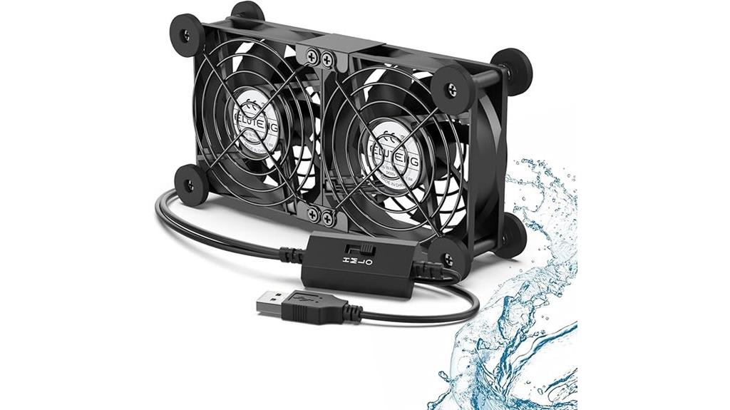 dual fan with usb