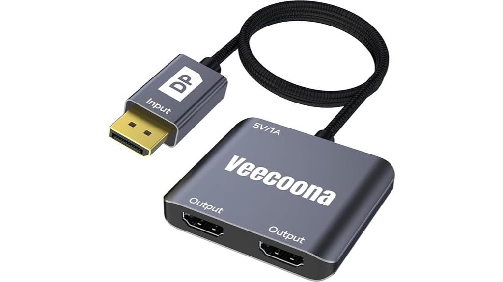 dual hdmi output adapter