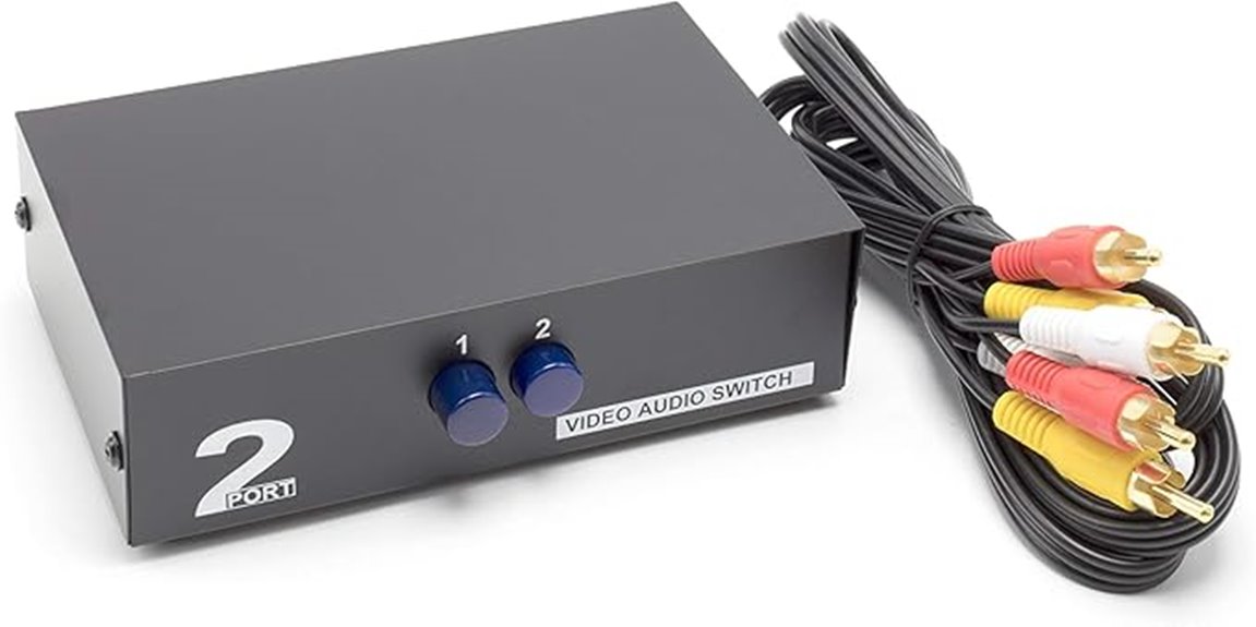 dual input video switcher