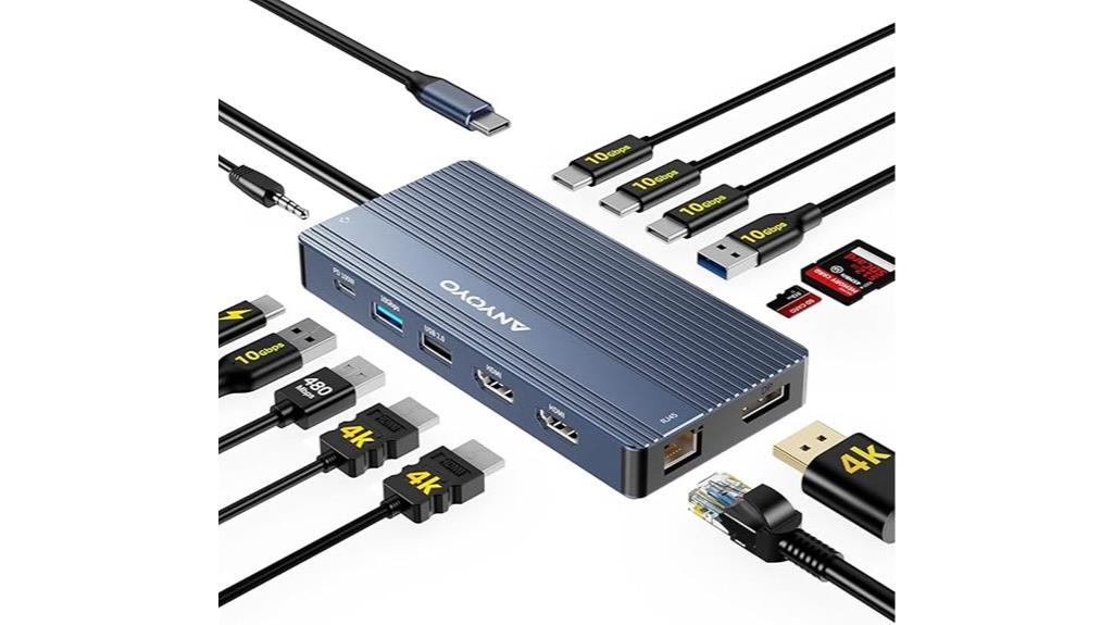 dual monitor usb dock