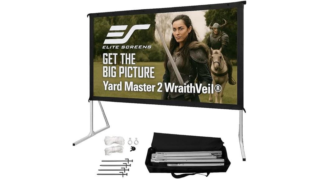 dual outdoor projector screen