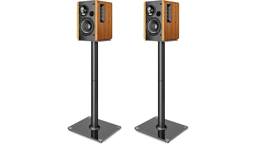 dual surround sound stands