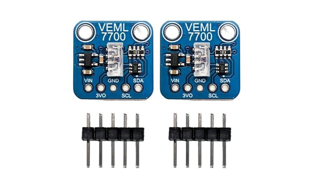 dual veml7700 light sensors