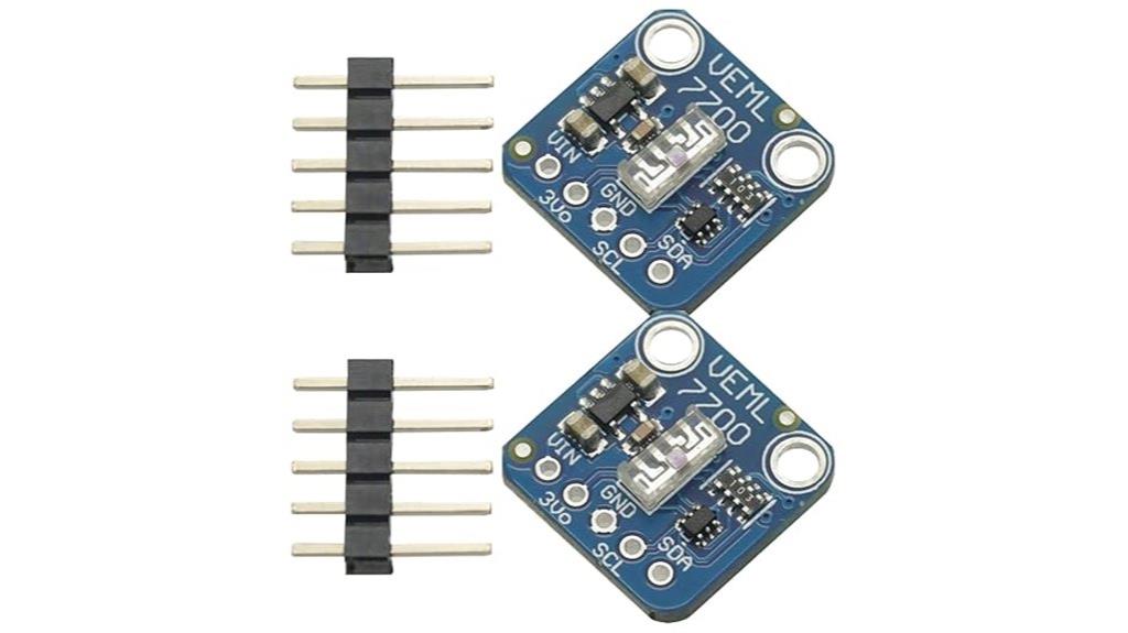 dual veml7700 light sensors