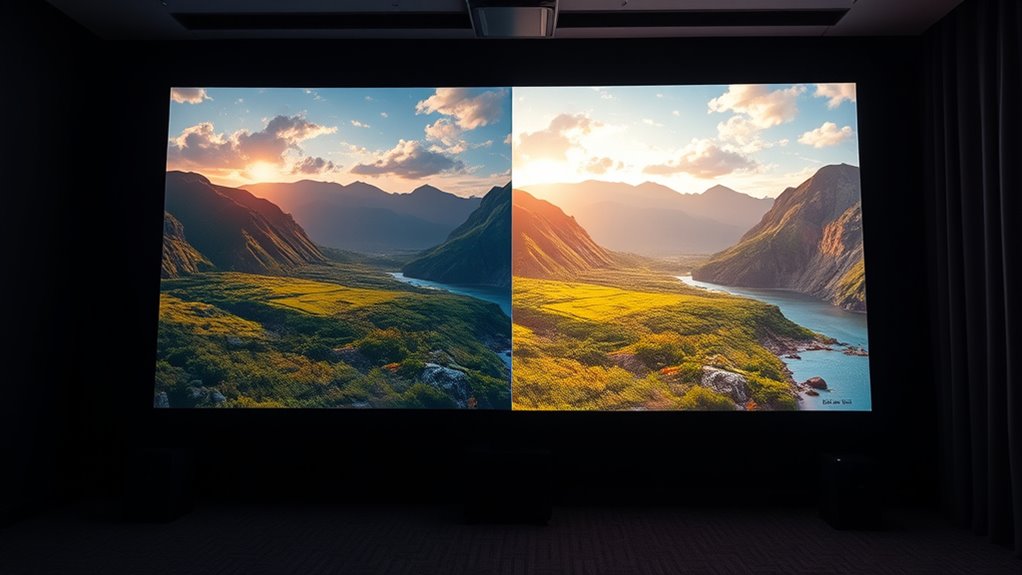 dynamic scene by scene adjustment