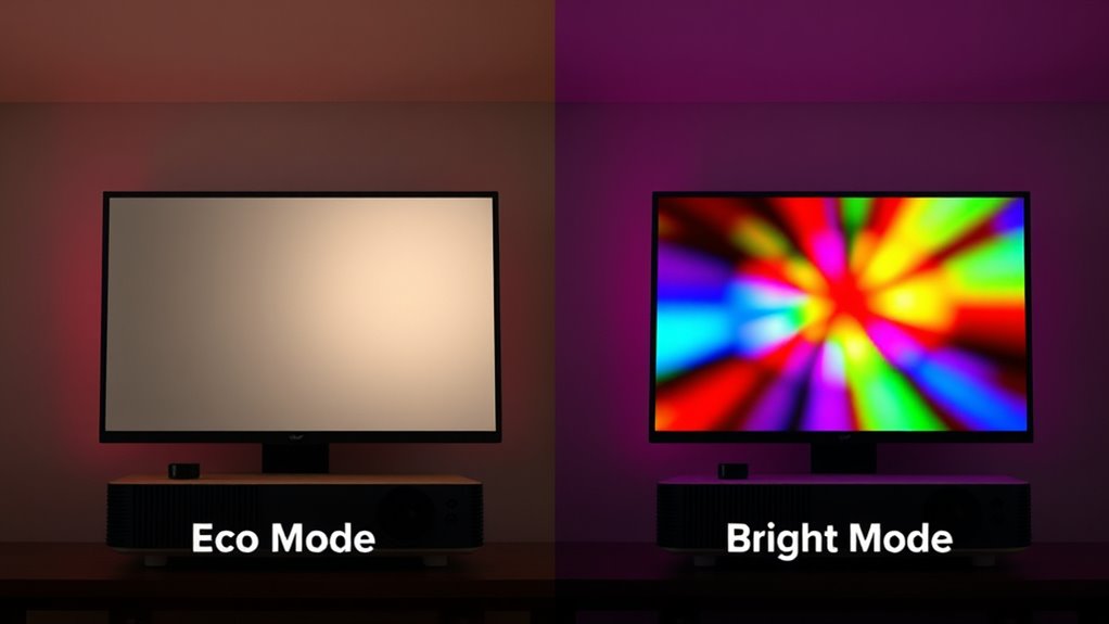 eco vs bright mode
