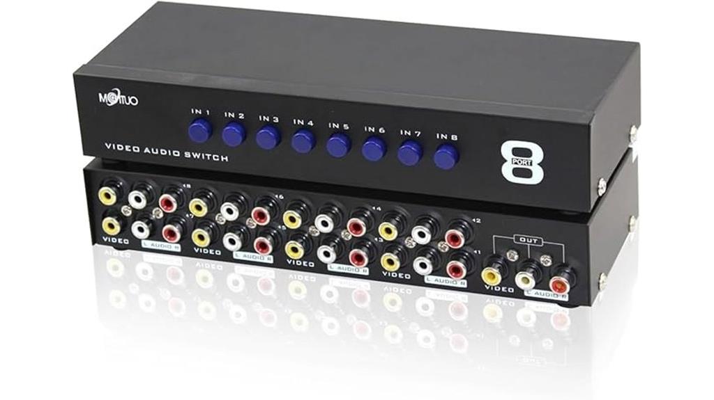 eight channel rca switcher