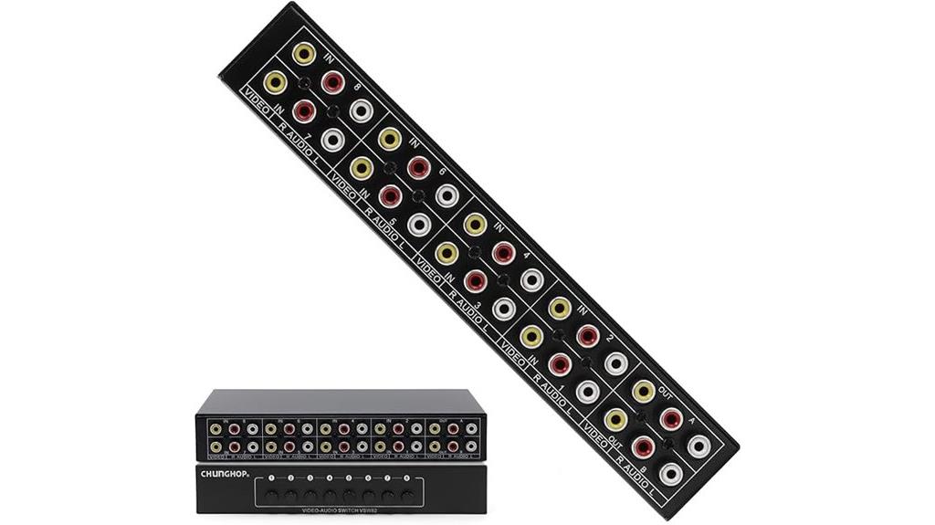 eight input av switcher