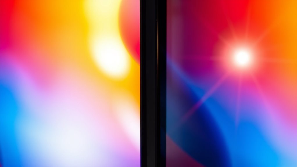 enhanced brightness and glare reduction