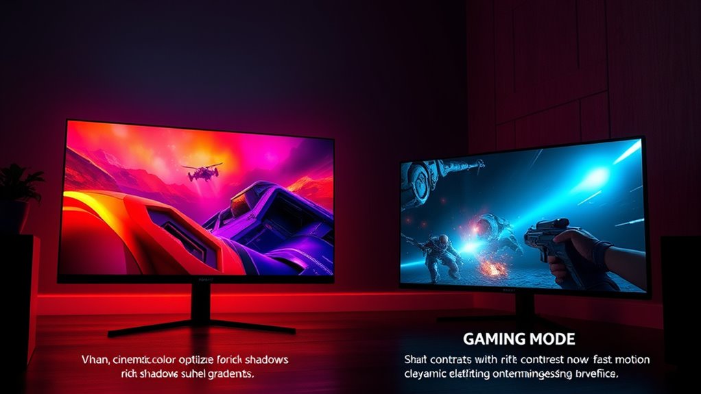enhanced gaming display settings