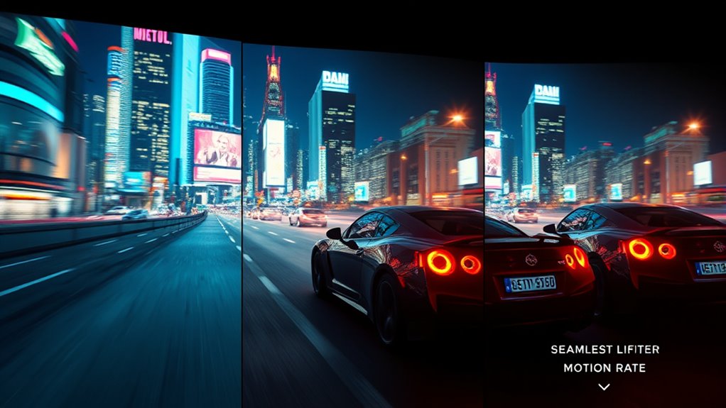 enhanced motion clarity and smoothness