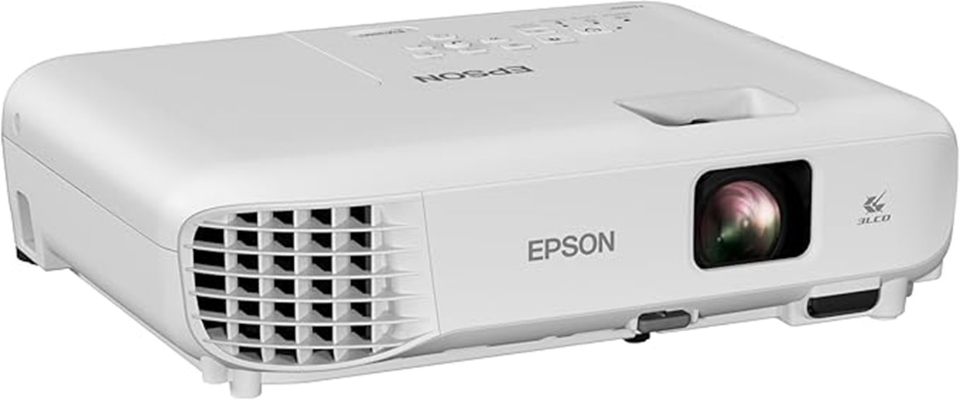 epson wxga projector features