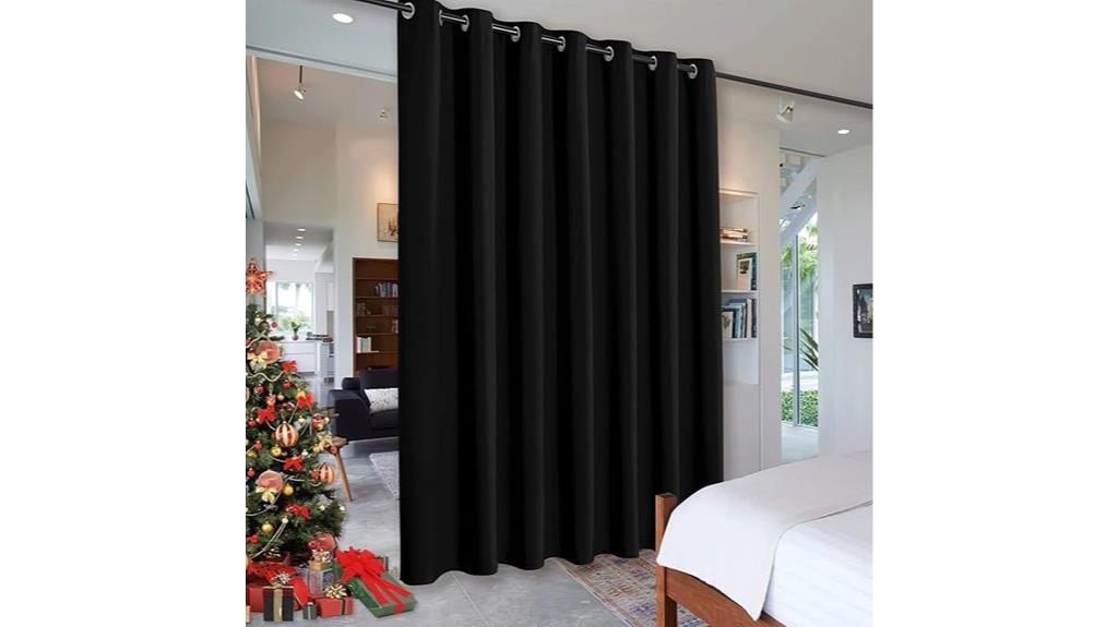 extra long light block curtains