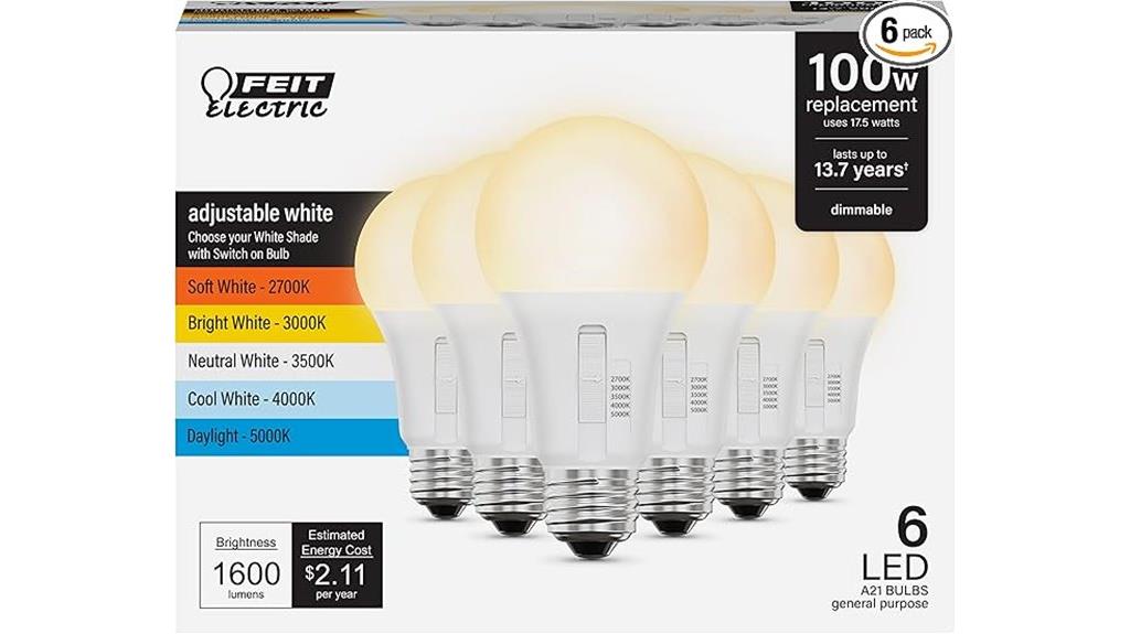 feit electric 6 pack bulbs