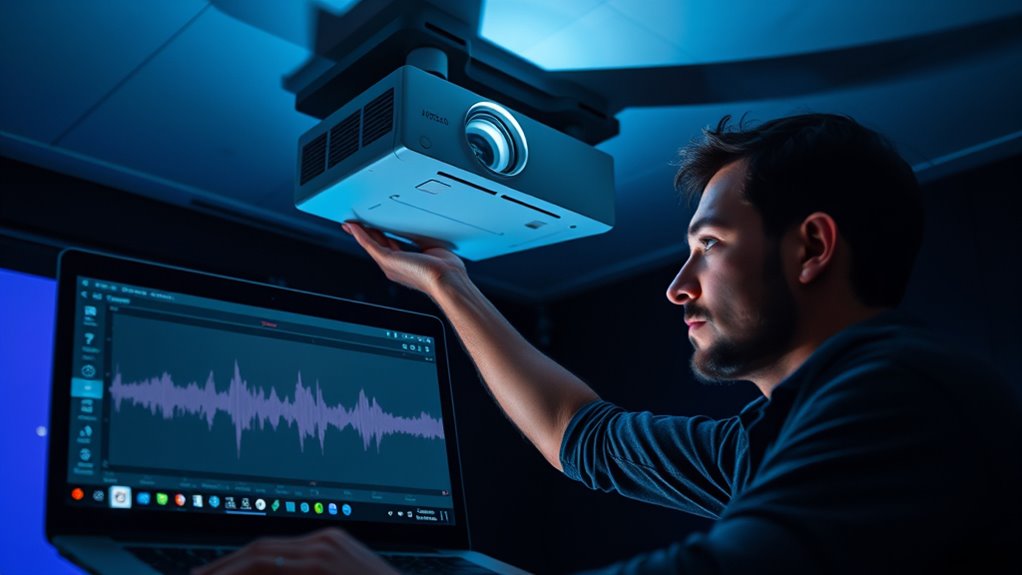 fix projector audio sync