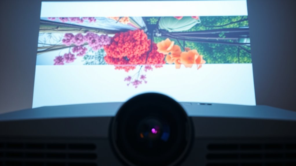 fix upside down projector images