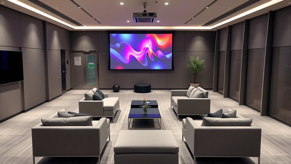 flexible multi function room layout