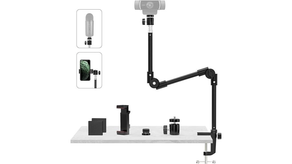 flexible webcam phone mount