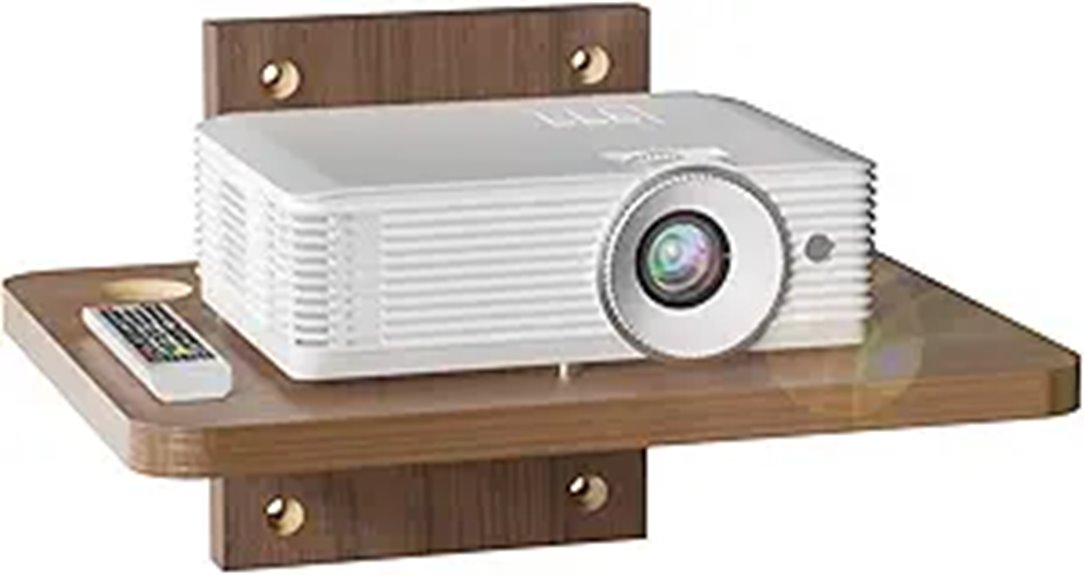 floating tv shelf wall