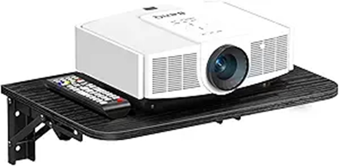 floating wall mounted shelf