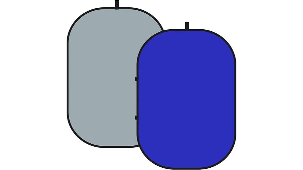 foldable blue grey backdrop