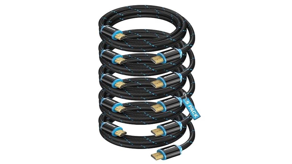 four foot 4k hdmi cables