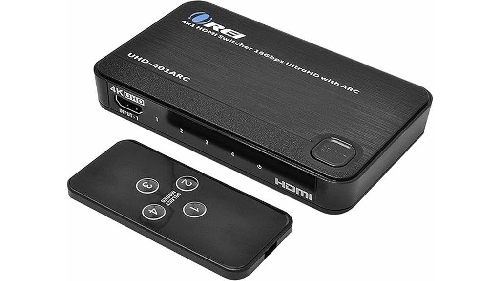 four hdmi inputs switch