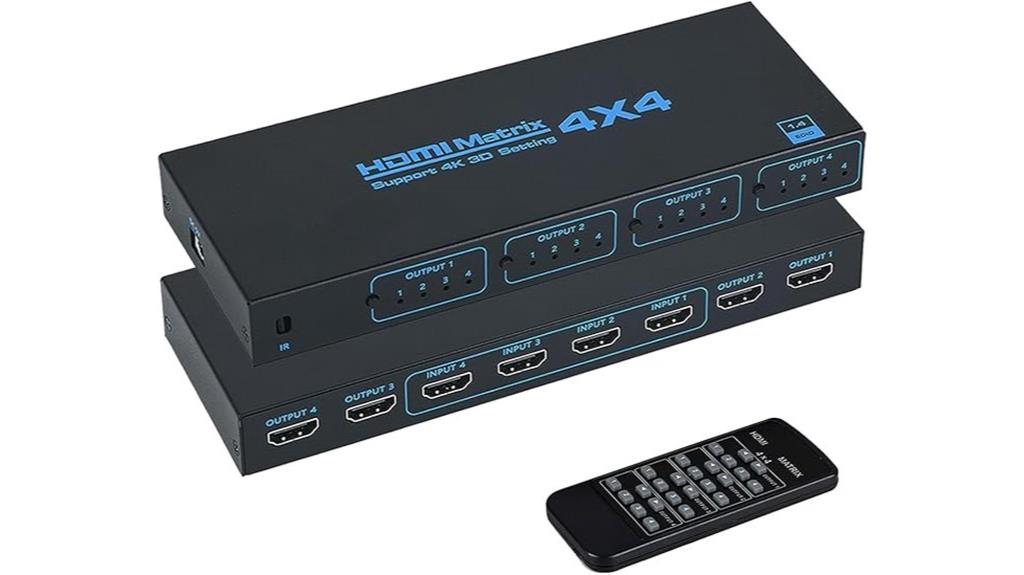 four hdmi inputs switch