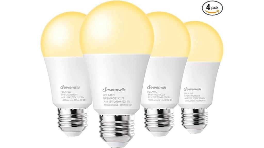four pack led bulbs