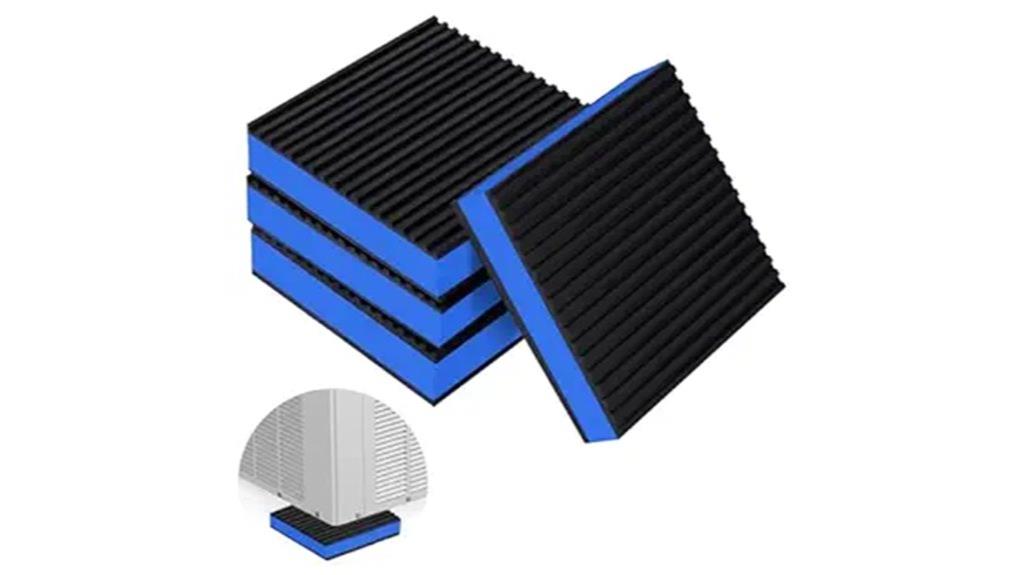 four pack rubber vibration pads