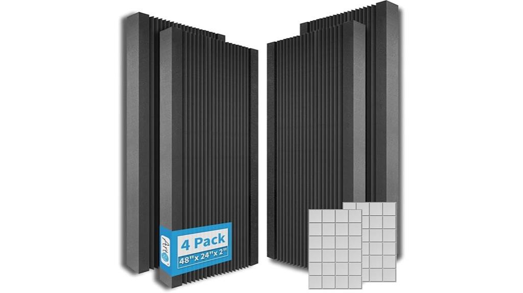 four pack wedge foam panels