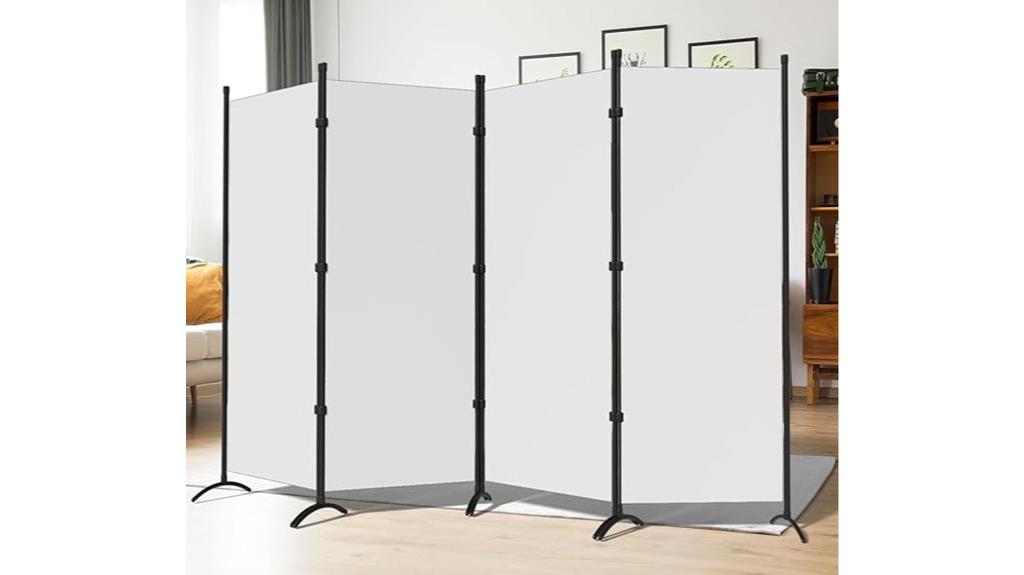four panel folding divider