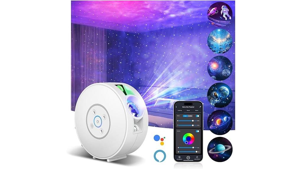 galaxy light projector with app