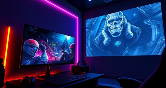 gaming monitors versus projectors