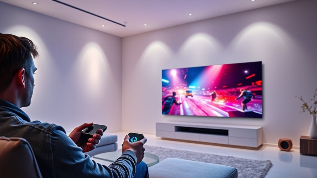 gaming projector settings optimized